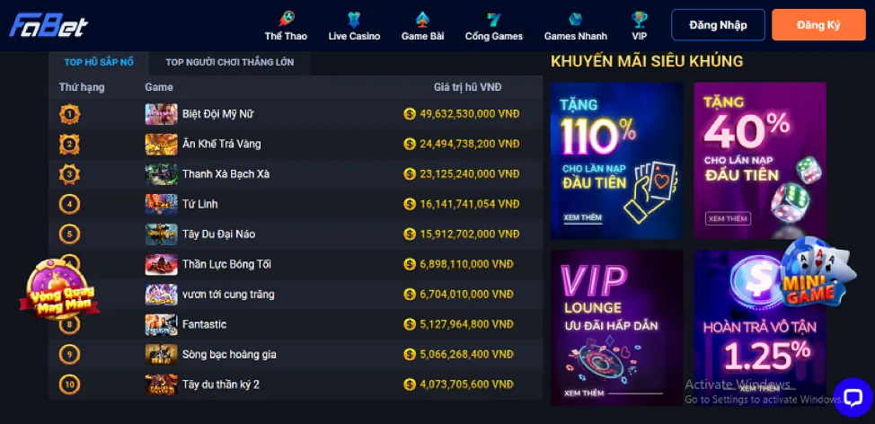 Vua Bắn Cá vipbet win